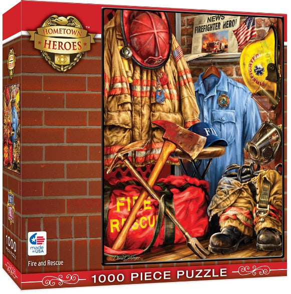 FIRE AND RESCUE 1000PC PUZZLE