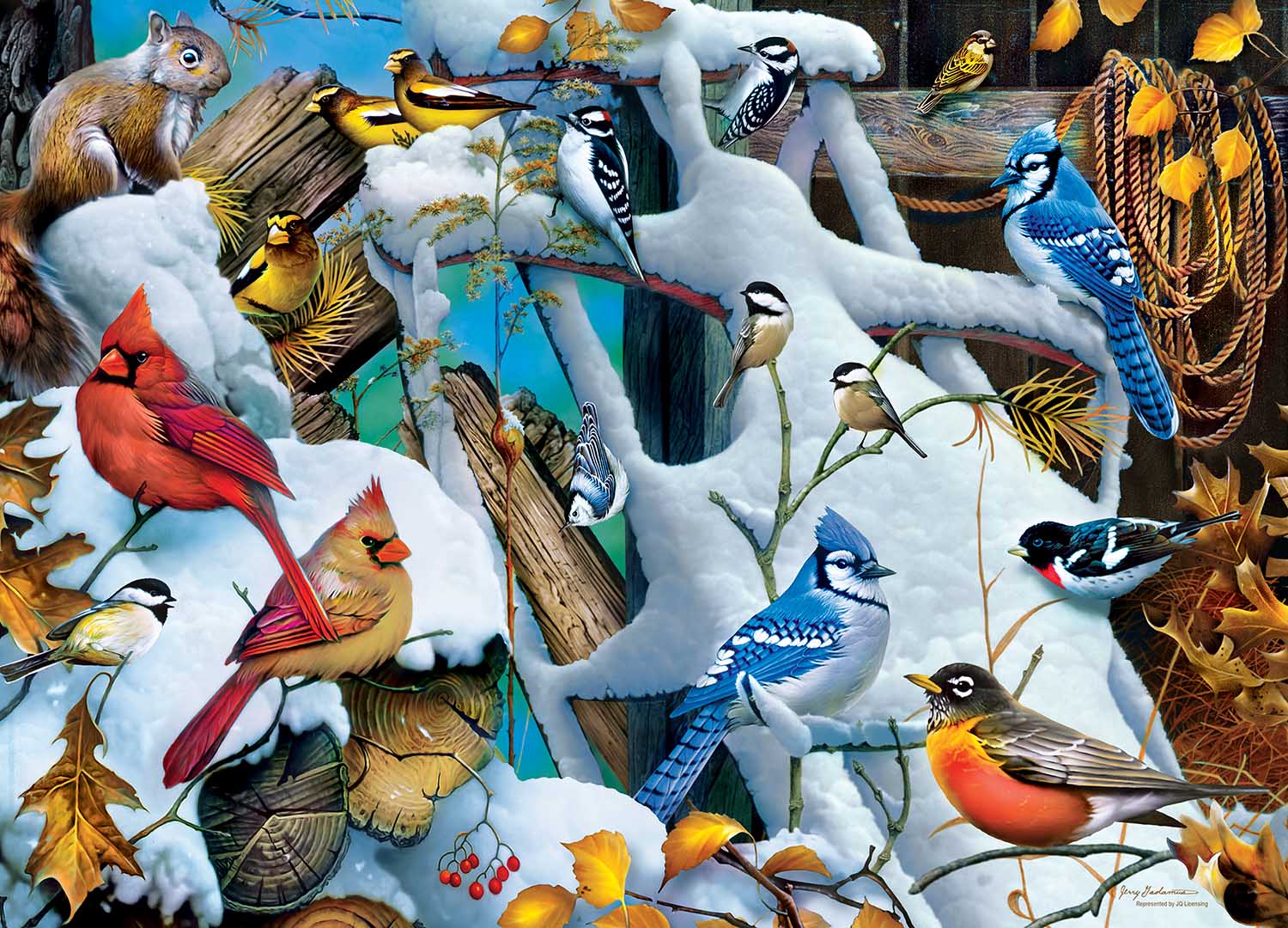 1000pc Snow Birds Puzzle