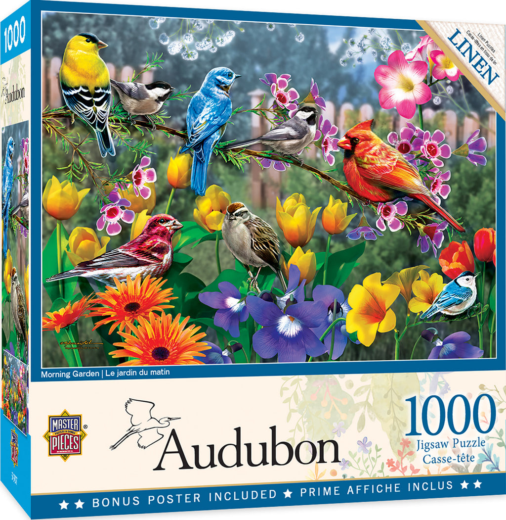 1000pc Morning Garden Linen Pu