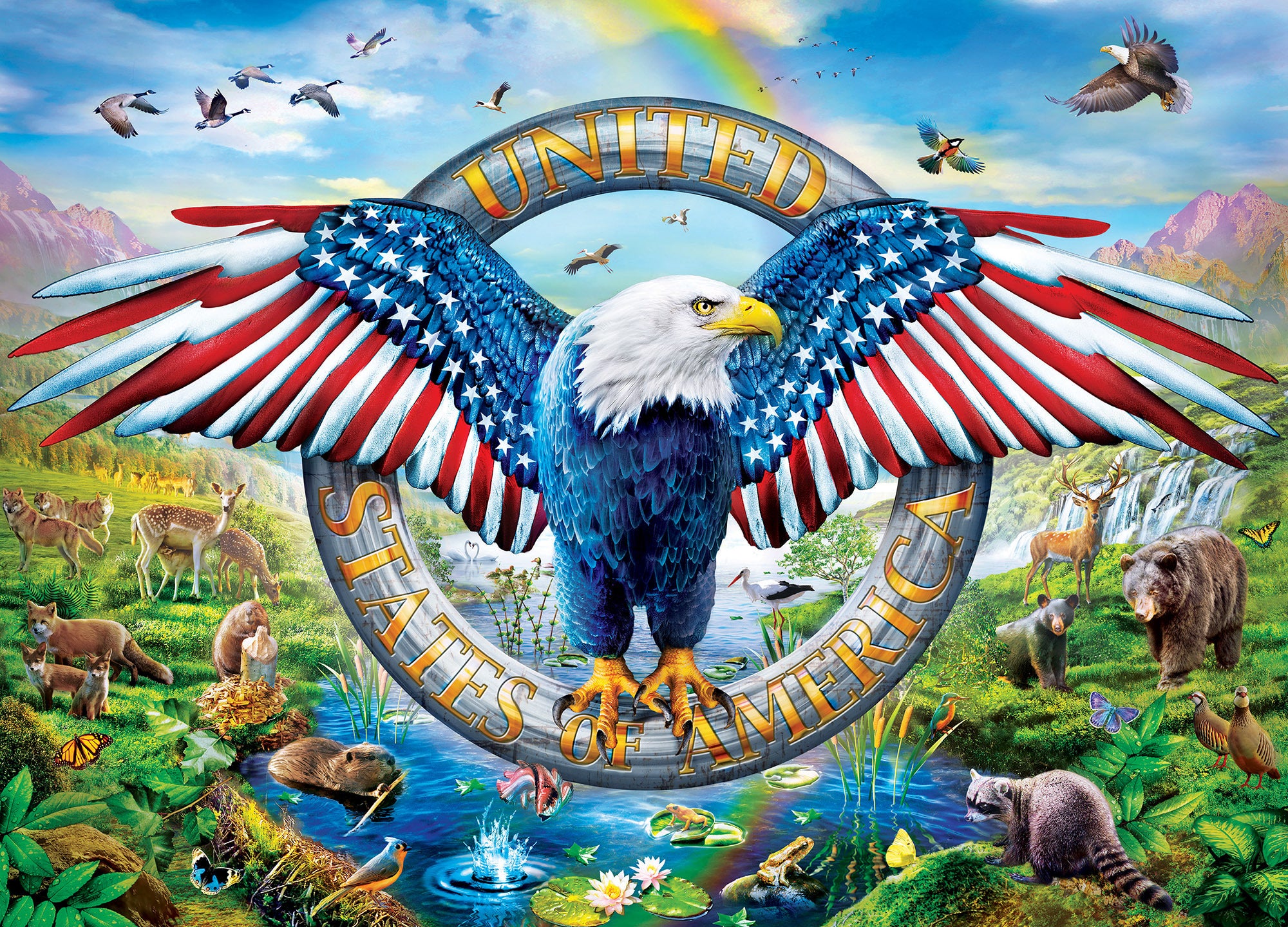 1000pc Liberty Falls