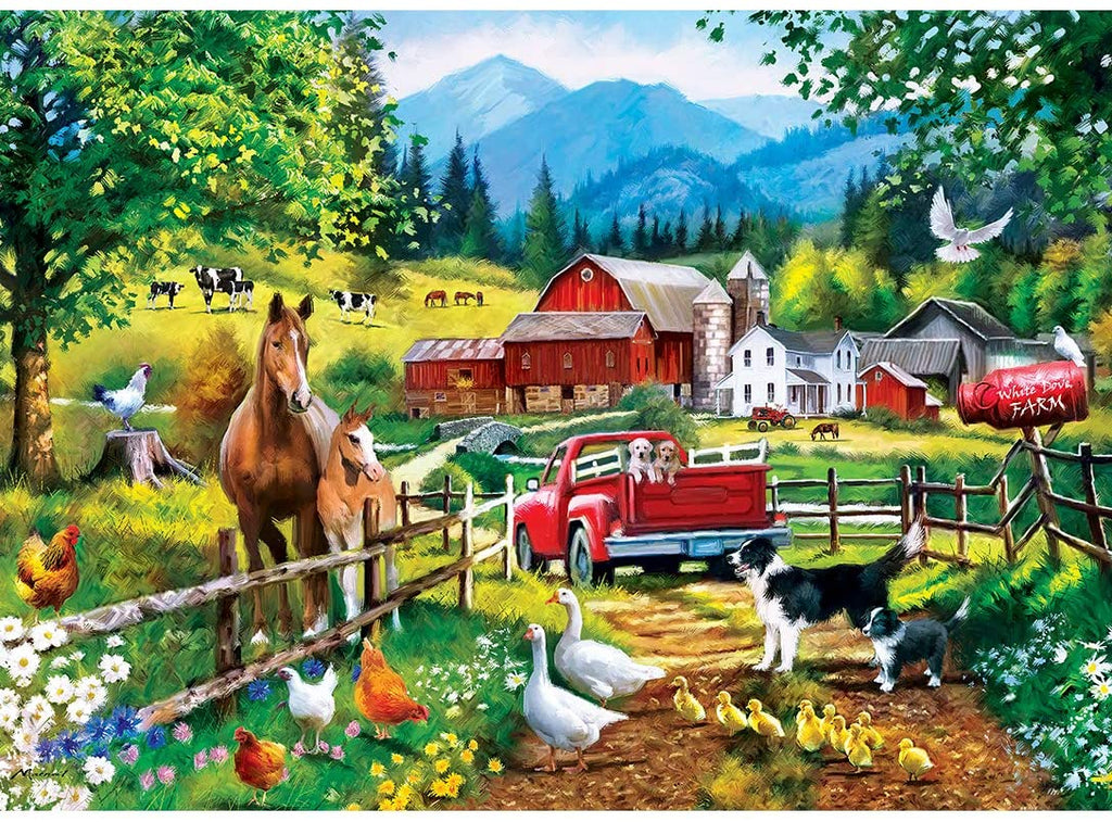 1000pc White Dove Farm Puzzle