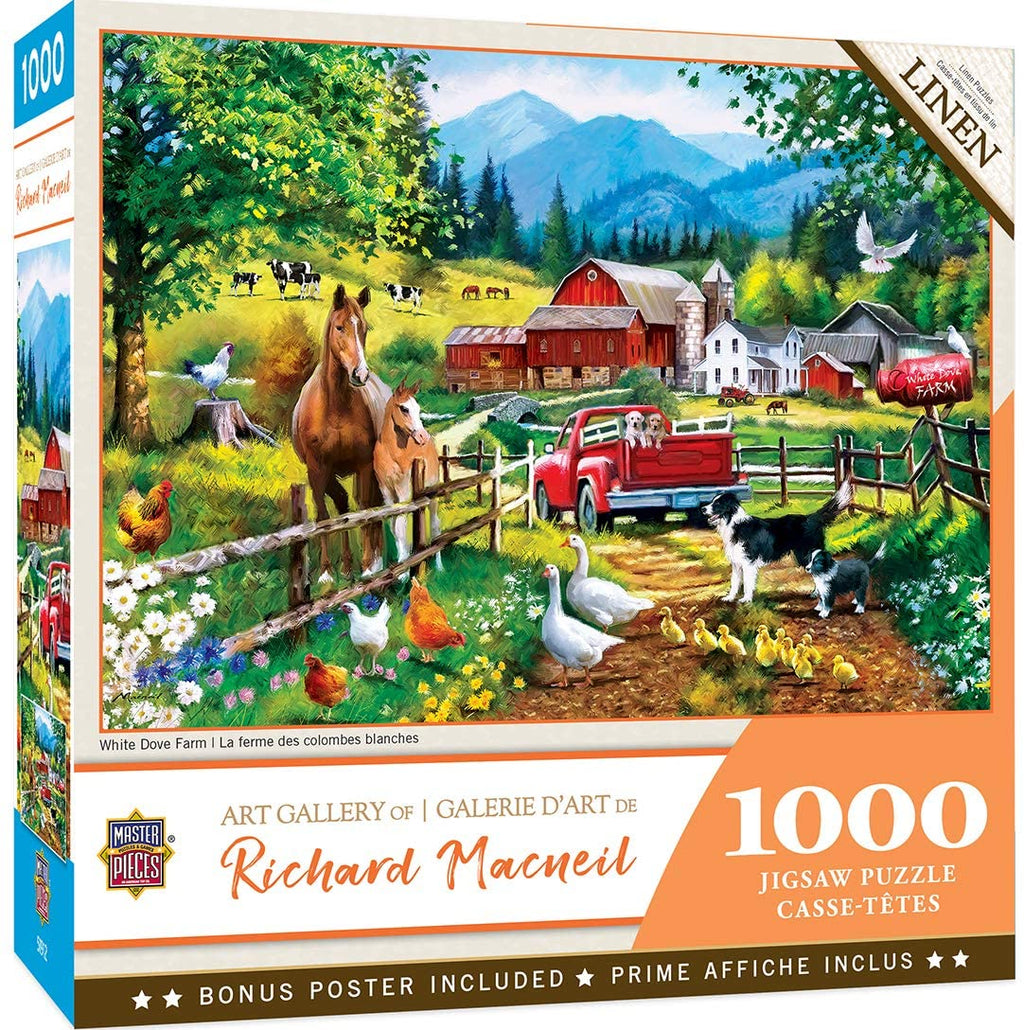 1000pc White Dove Farm Puzzle