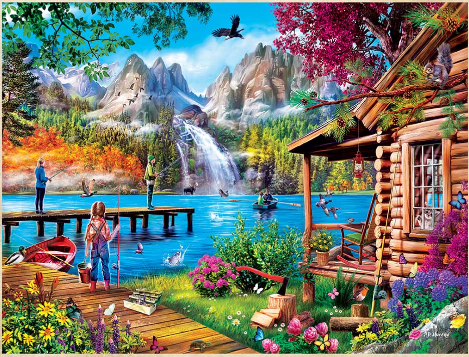 1000pc Fishing with Pappy Puzz