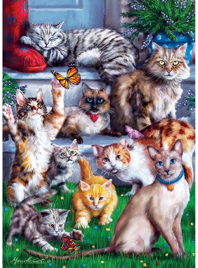 1000pc Cozy Kittens Puzzle