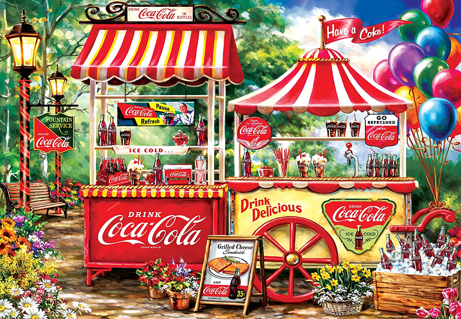 2000pc Coca-Cola Stand Puzzle
