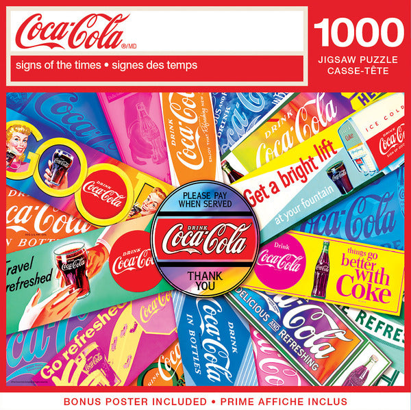 Coca-Cola Signs of the Times 1000pc Puzzle