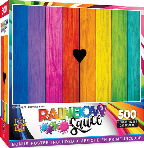 Rainbow Sauce - Welcoming All 500pc Puzzle