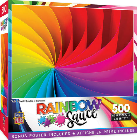 Rainbow Sauce - Twist and Swirl 500pc Puzzle