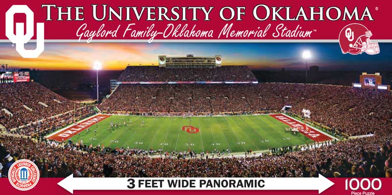 Oklahoma University 1000pc Panoramic Puzzle