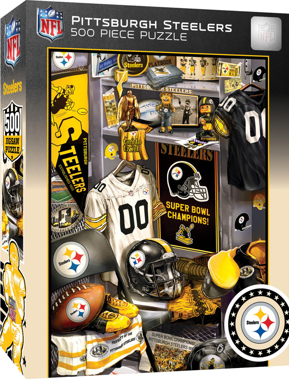 500pc Steelers Locker Room Puz