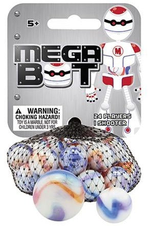 Mega Marbles Megabot Game Set 25 Piece