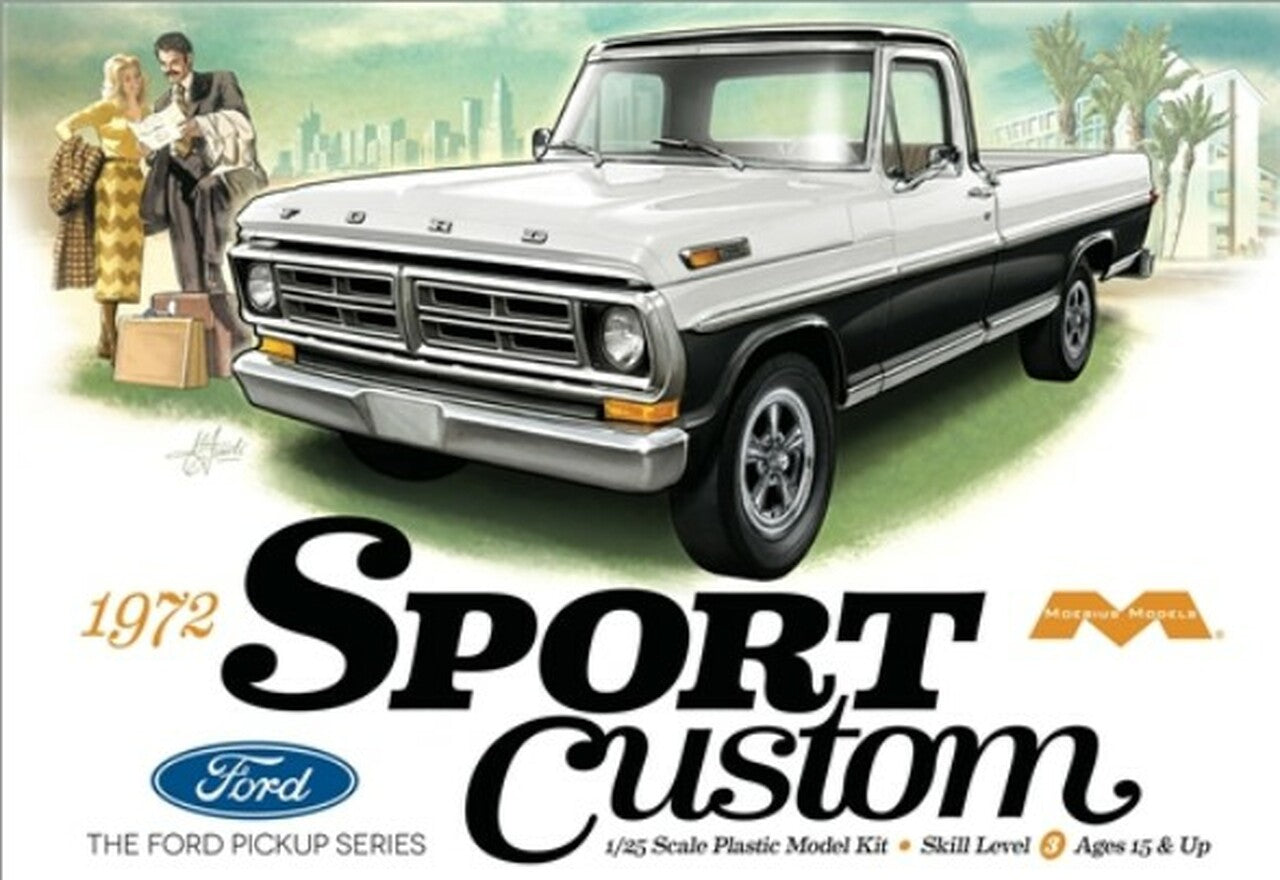 1/25 1972 Ford Sport Custom 2WD Shortbed Pickup