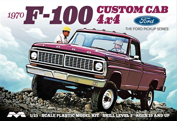 1/25 1970 Ford F-100 Custom Cab 4x4