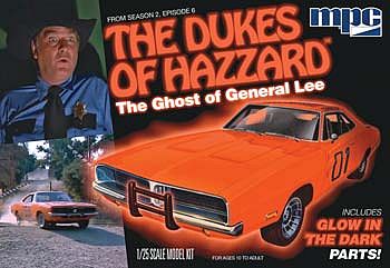 1/25 Dodge Charger RT "Ghost of General Lee" from Dukes of Hazzard TV Show