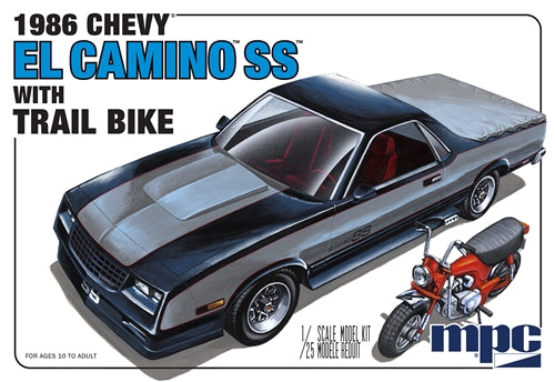 1/25 1986 Chevy El Camino SS with Dirt Bike