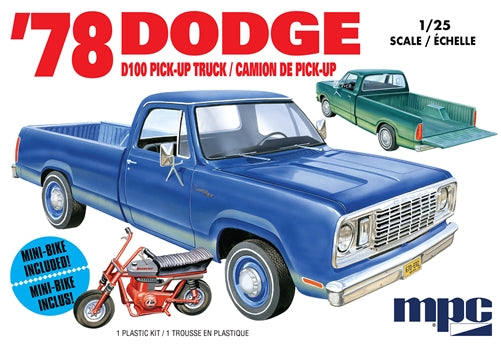 1/25 1978 Dodge D100 Custom Pickup 2T