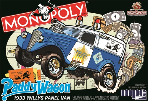1/25 1933 Willys Panel Paddy Wagon "Monopoly"