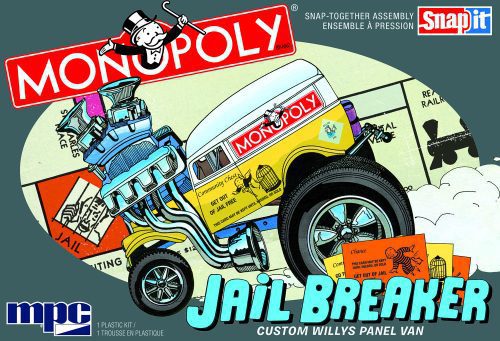 1/25 Monopoly Jail Breaker Custom Willys Panel Van Snap