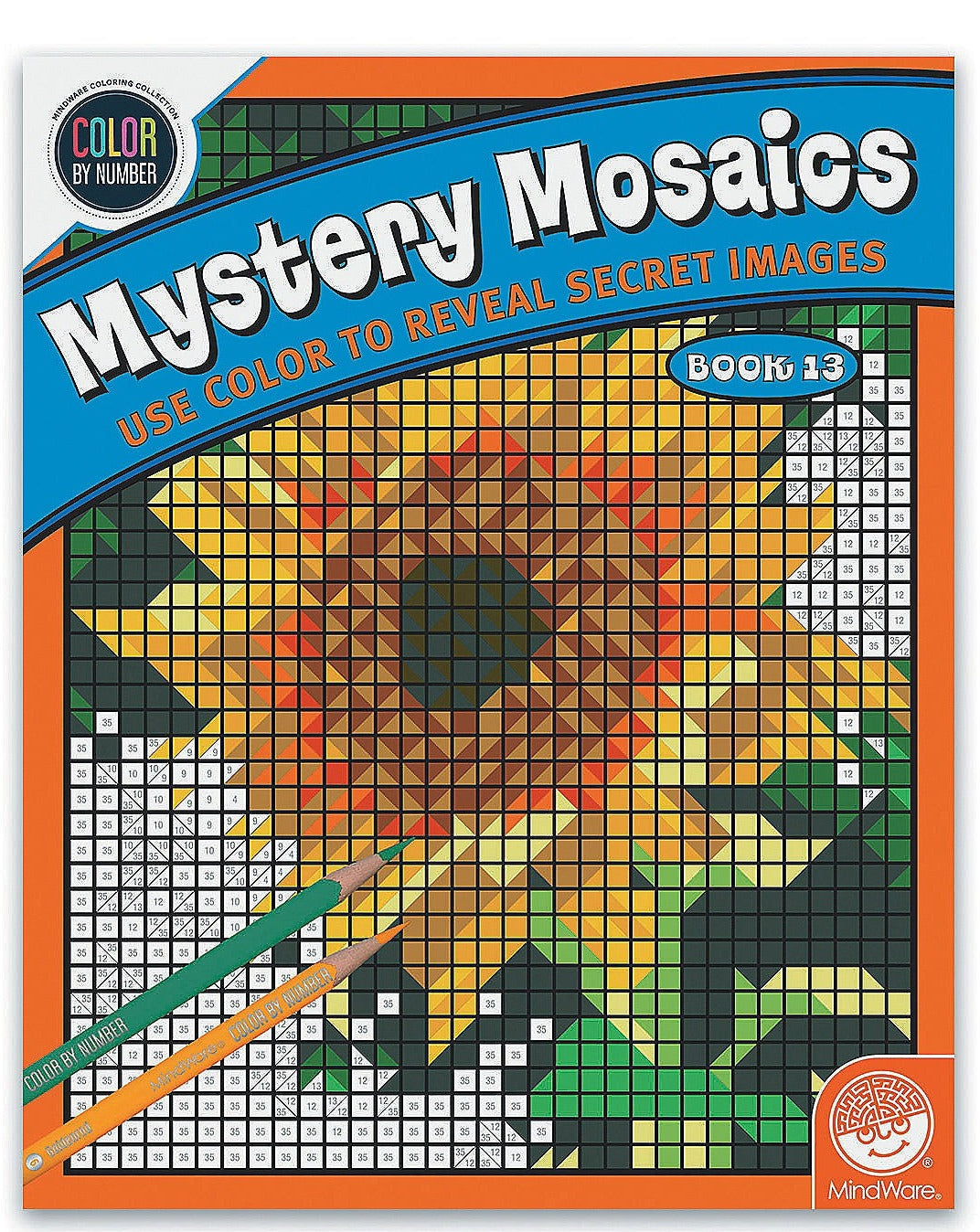 Color By Number Mystery Mosaics: Book 13