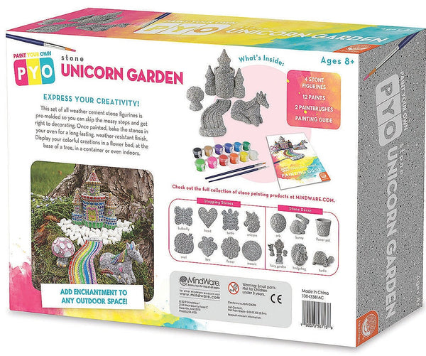 Paint Your Own Stone: Unicorn Garden