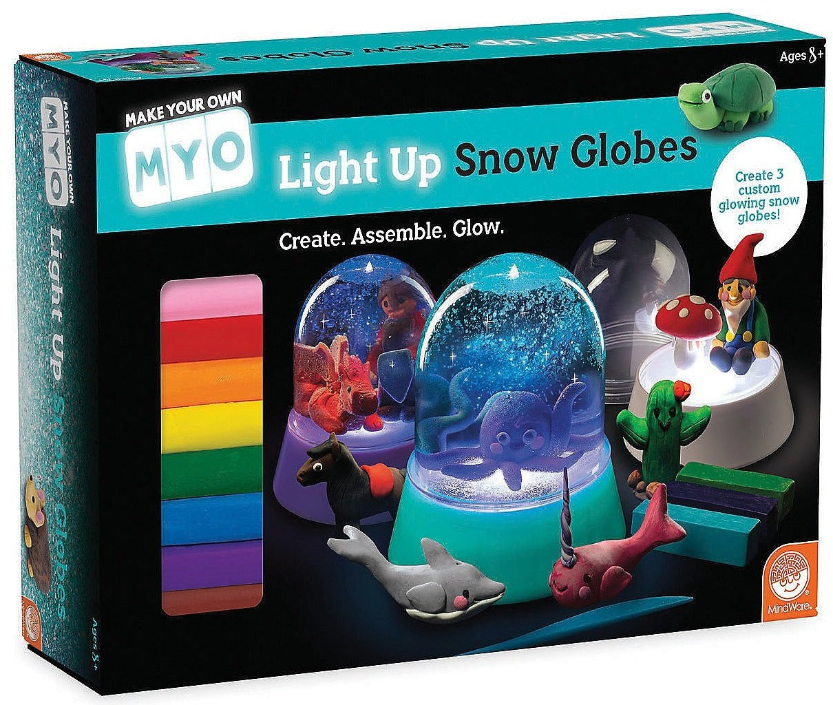 MYO Light Up Snow Globes