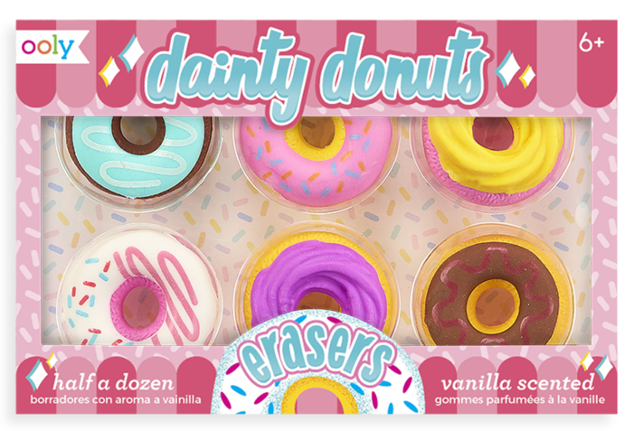 Dainty Donut Scented Erasers