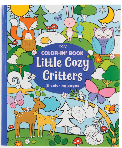 Color-In Book Little Cozy Critters