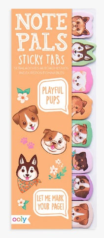 Note Pals Sticky Tabs - Playful Pups