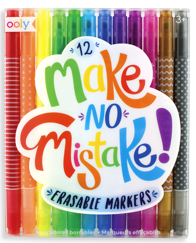 Make NO Mistake! Erasable Marker