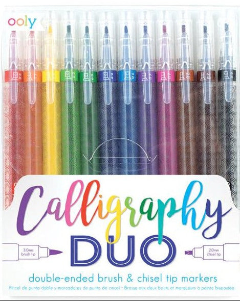 Calligraphy Duo Double-Ended Markers - Set of 12