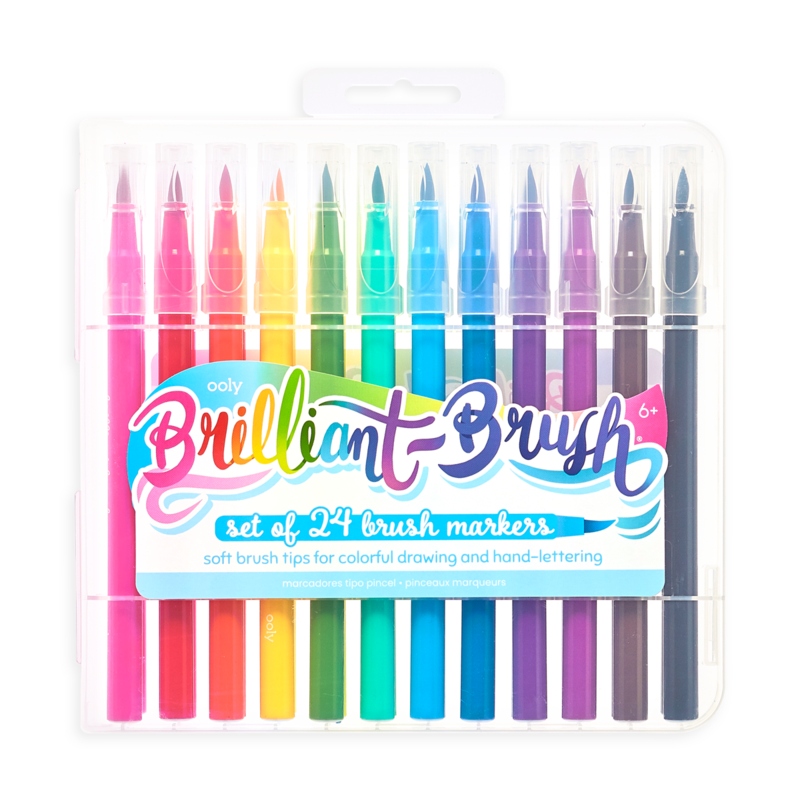 Brilliant Brush Markers (24)