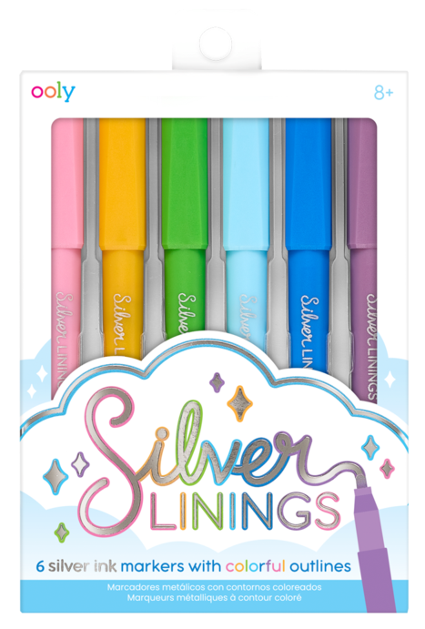 Silver Linings Outline Markers