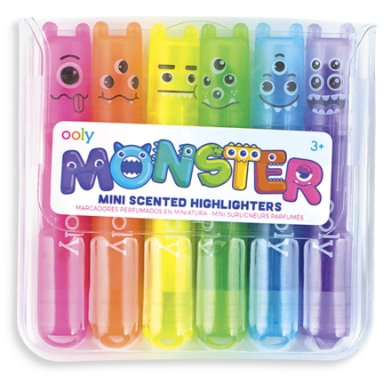 Mini Monster Scented Highlighters