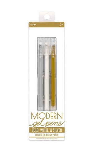 Modern Gel Pens - Set of 3
