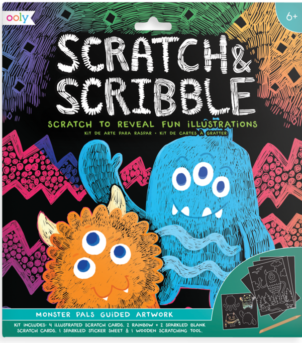 Scratch&Scribble Monster Pals