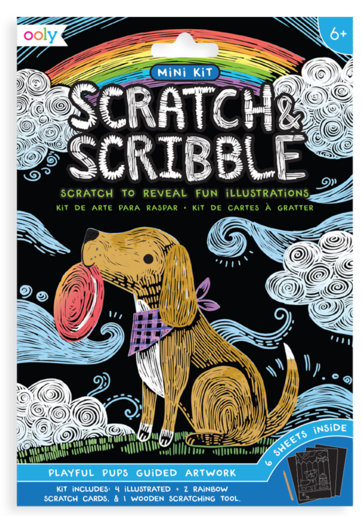 Scratch&Scribble Playful Pups
