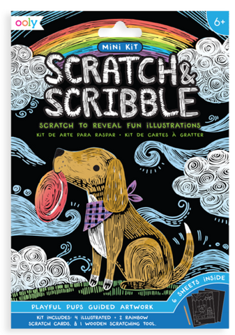 Scratch & Scribble Playful Pups