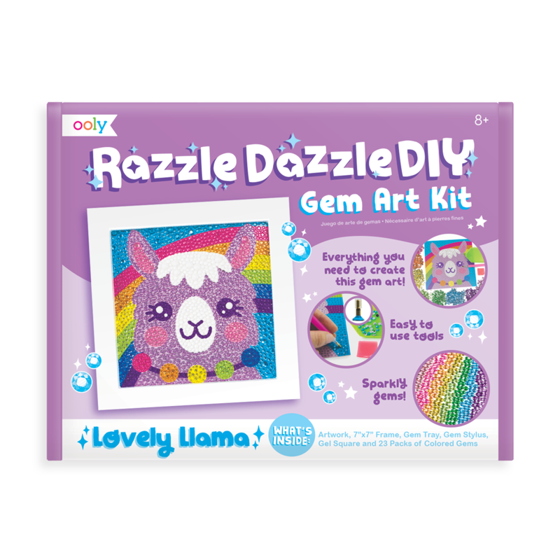 Razzle Dazzle DIY - Lovely Llama Gem Art