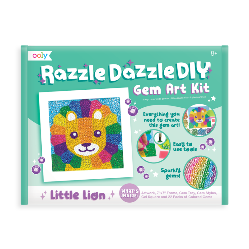 Razzle Dazzle  DIY - Lil' Lion Gem Art