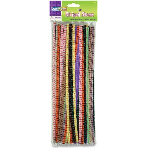Striped Stems 6mm 12" (100)