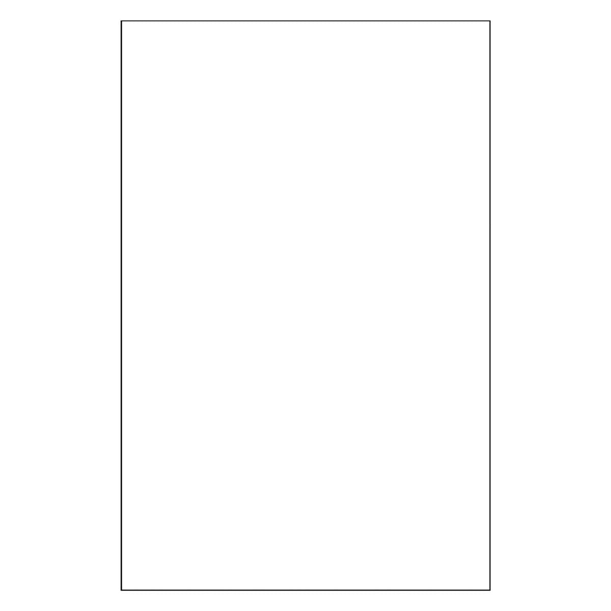 Plastic Art Sheets White 11x17