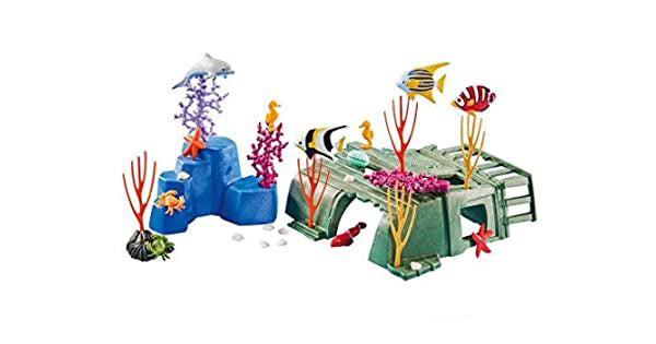 Coral Reef w/Sea Creatures