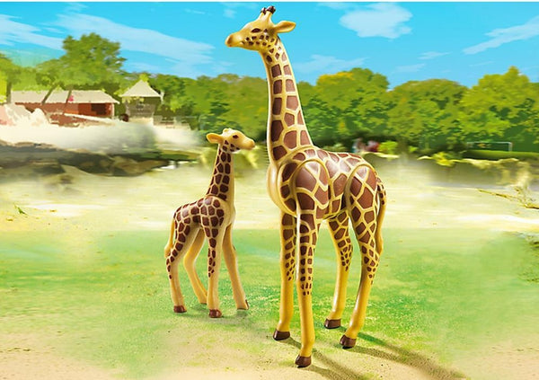 Giraffe with Calf