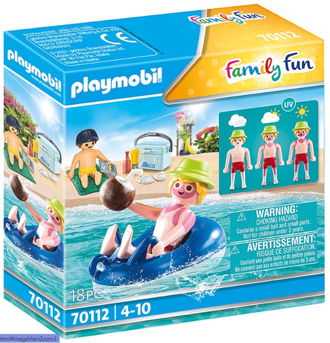 Family Fun Sunburnt Swimmer