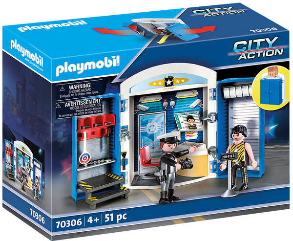 City Action Police Station Play Box