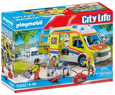 City Life Ambulance with Lights and Sound