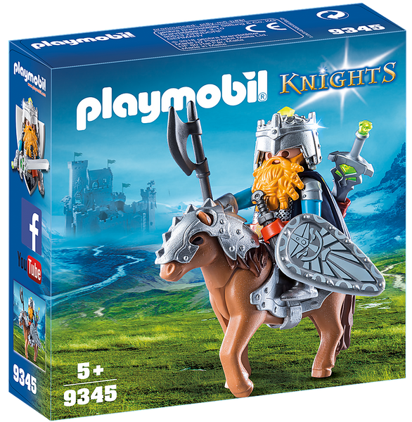 Knights - Dwarf Fighter with Pony