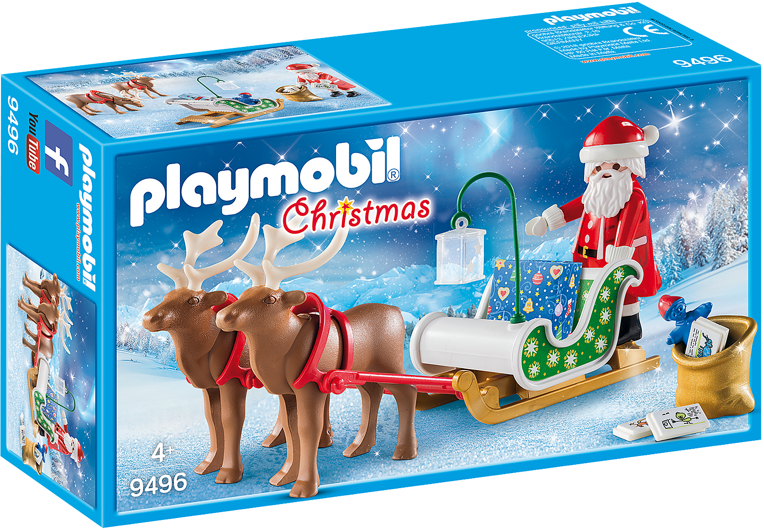 Christmas - Santa's Sleigh with Reindeer