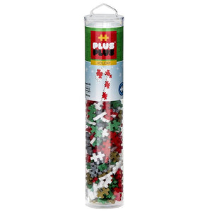 Plus Plus Tube 240pc (w/Gold & Silver) Holiday