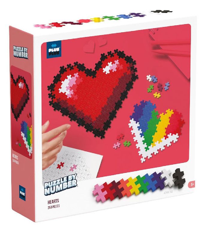 Hearts 250pc Puzzle By Number